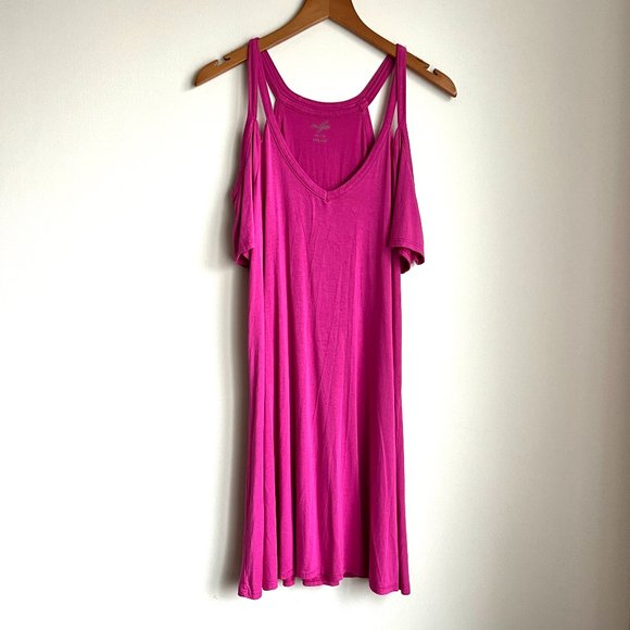 Pink T shirt Dress - Picture 2 of 3